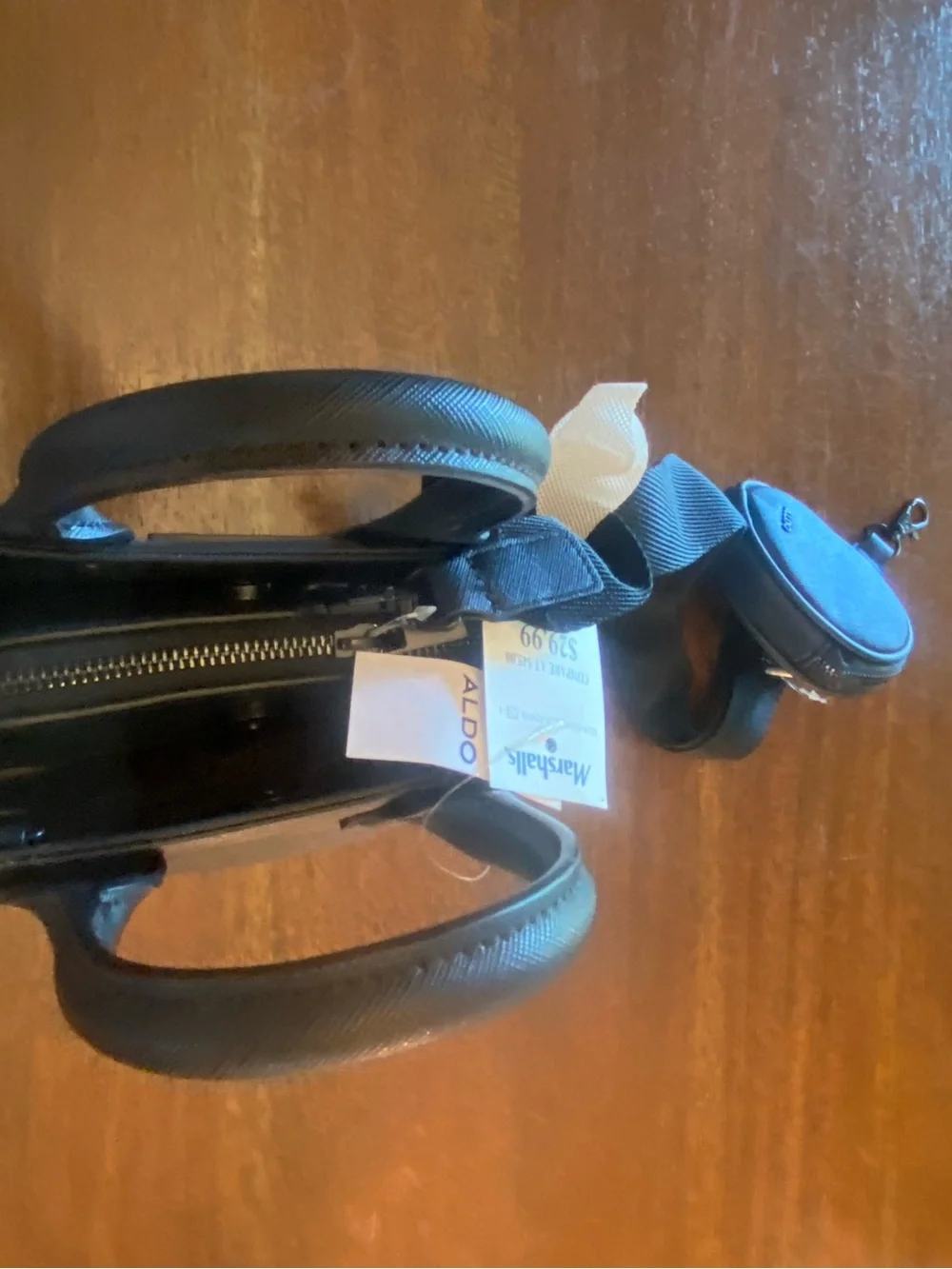 ALDO Black Crossbody black Bag with Coin Purse New with Tags